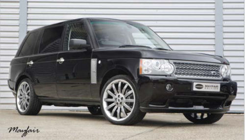 Chauffeur driven black Range Rover hire in UK