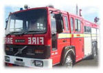 Red Fire Engine limousine hire in UK